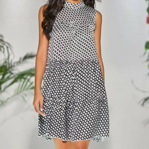 Shein Black & White Smock Dress